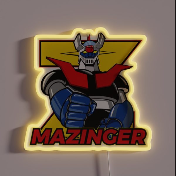 Mazinger Robot Mazinger Z RGB Neon Sign