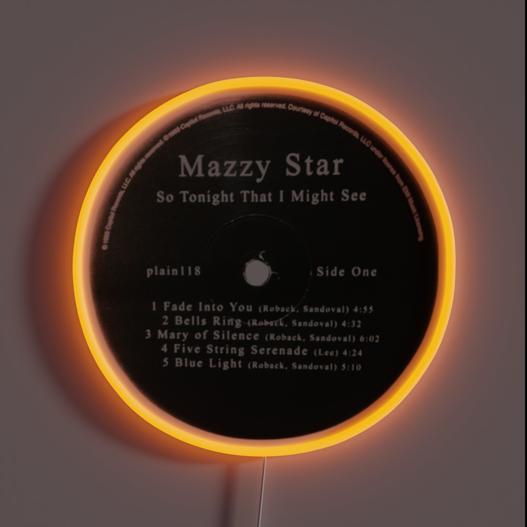 Mazzy Star Cd RGB Neon Sign Mazzy Star Cd RGB Neon Sign