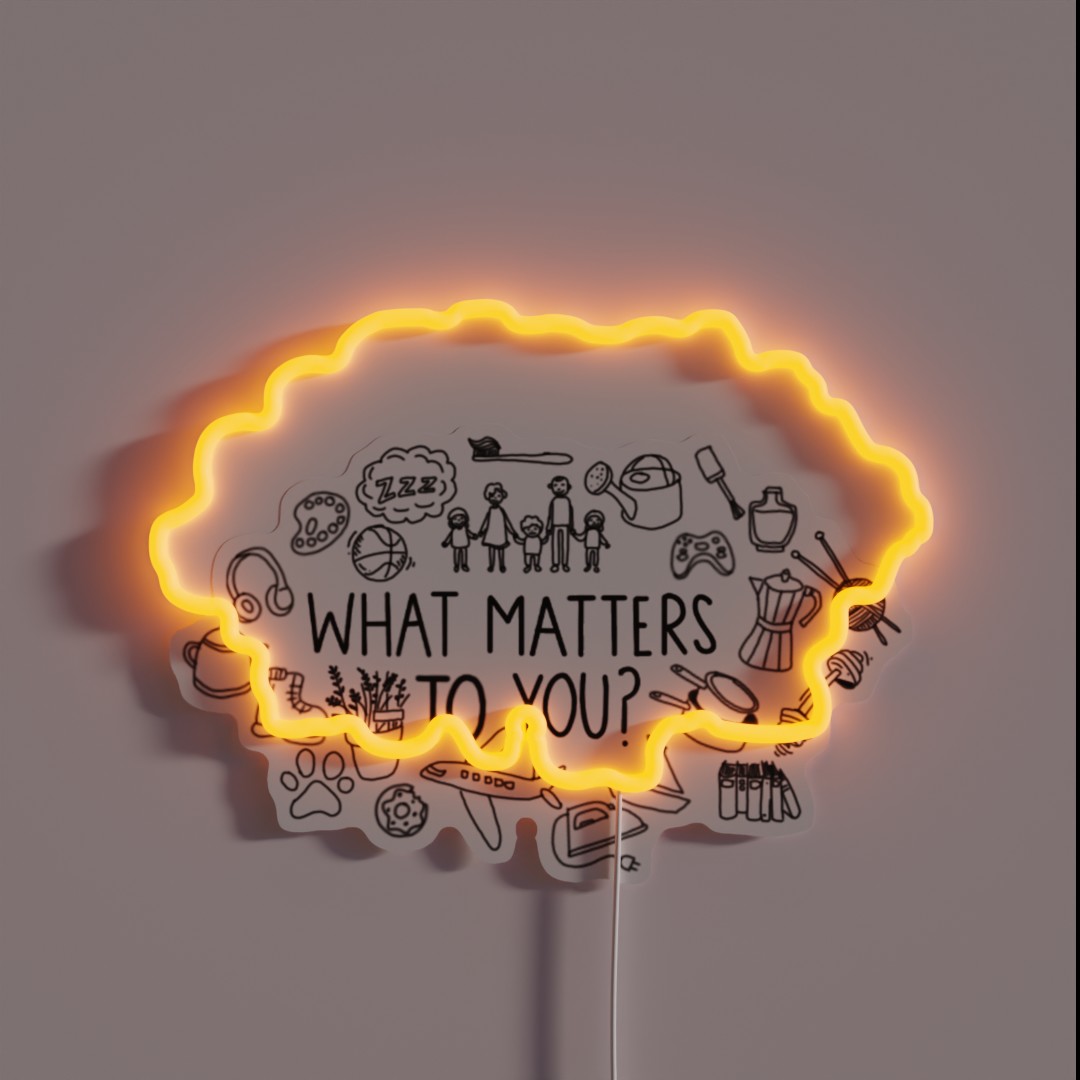 Meaningful Occupations RGB Neon Sign Meaningful Occupations RGB Neon Sign