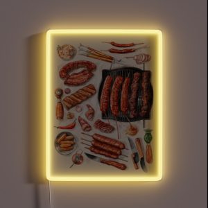 Meat And Wine Lover 15 RGB Neon Sign Meat And Wine Lover 15 RGB Neon Sign