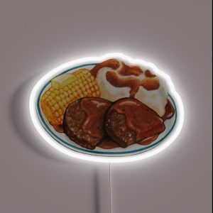 Meatloaf Dinner Pattern RGB Neon Sign Meatloaf Dinner Pattern RGB Neon Sign