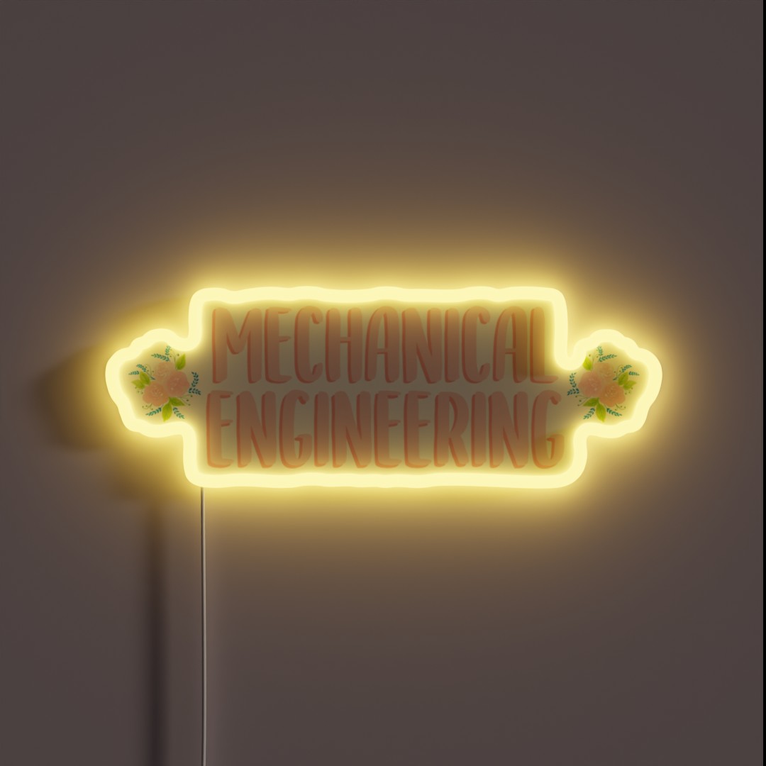 Mechanical Engineering Pink RGB Neon Sign Mechanical Engineering Pink RGB Neon Sign