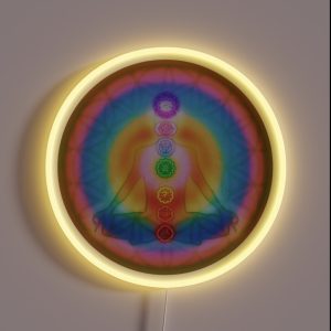 Meditation And The Chakras III RGB Neon Sign
