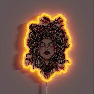 Medusa Old School RGB Neon Sign