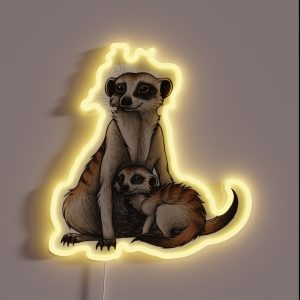 Meerkat RGB Neon Sign