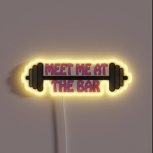 Meet Me At The Bar RGB Neon Sign