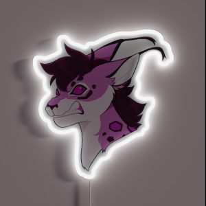 Mega Jaguar Kipo RGB Neon Sign