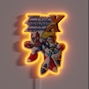 Mega Man X1 RGB Neon Sign