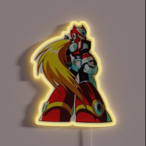 Mega Man Zero Artwork RGB Neon Sign