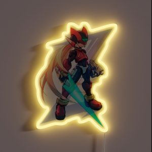 Mega Man Zero RGB Neon Sign Mega Man Zero RGB Neon Sign