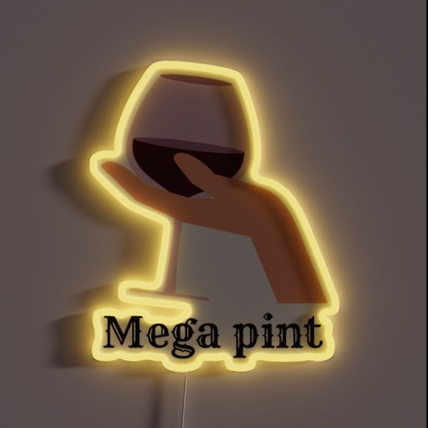 Mega Pint Of Johnny Depp RGB Neon Sign