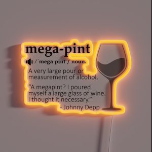 Mega Pint RGB Neon Sign