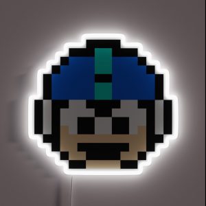 Megaman 1 Up RGB Neon Sign