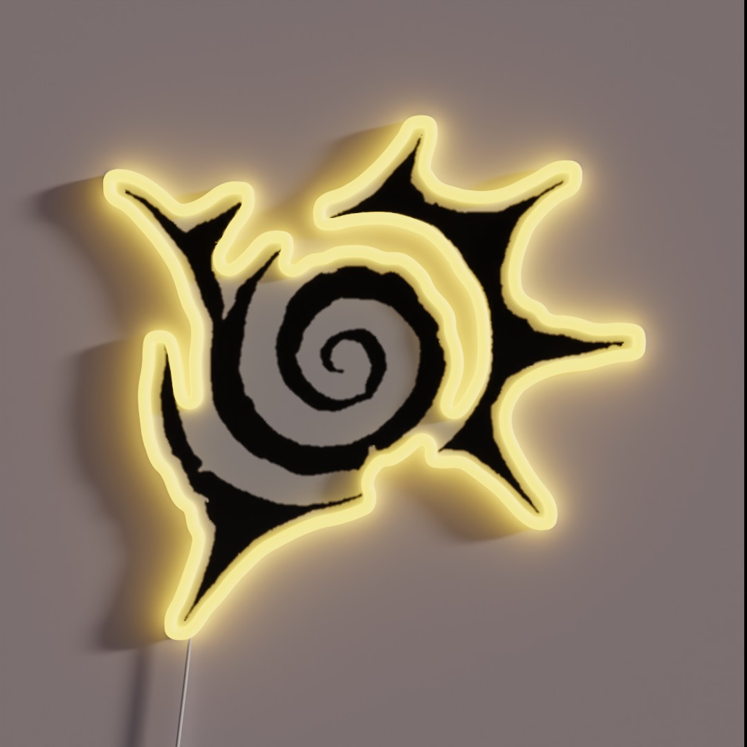 Meliodas Demon Curse Mark RGB Neon Sign Meliodas Demon Curse Mark RGB Neon Sign