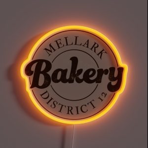 Mellark Bakery District 12 RGB Neon Sign