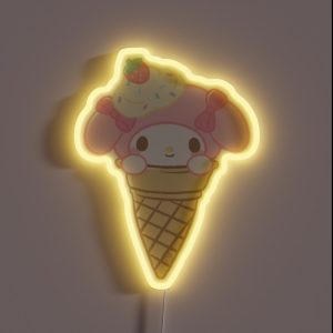 Melody Icecream RGB Neon Sign