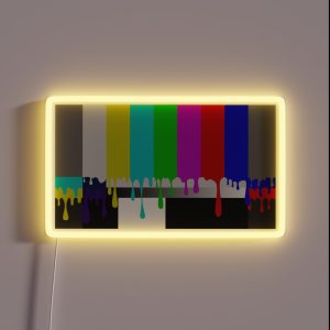 Melting Colorbars RGB Neon Sign Melting Colorbars RGB Neon Sign