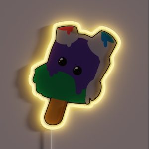 Melting Donatello Popsicle RGB Neon Sign