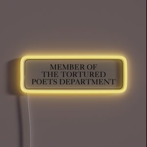 Member Of The Tortured Poets Department Sign RGB Neon Sign