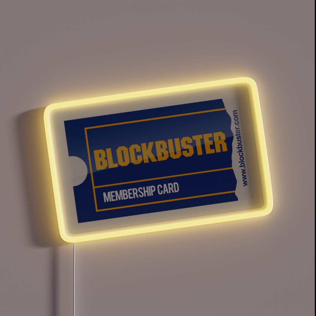 Membership Card RGB Neon Sign Membership Card RGB Neon Sign