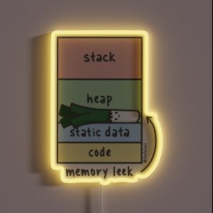 Memory Leek RGB Neon Sign
