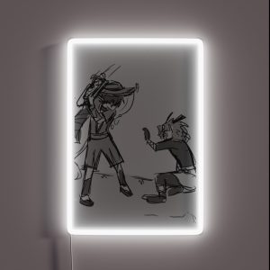 Menacing Scara RGB Neon Sign