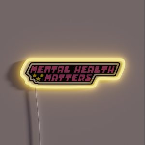 MENTAL HEALTH MATTERS POWER PUFF GIRLS RGB Neon Sign