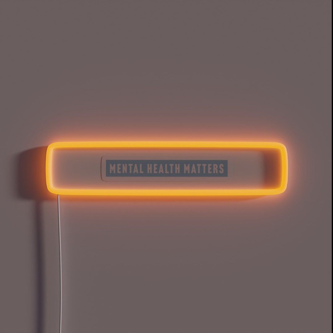 Mental Health Matters RGB Neon Sign Mental Health Matters RGB Neon Sign