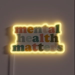 Mental Health Matters RGB Neon Sign