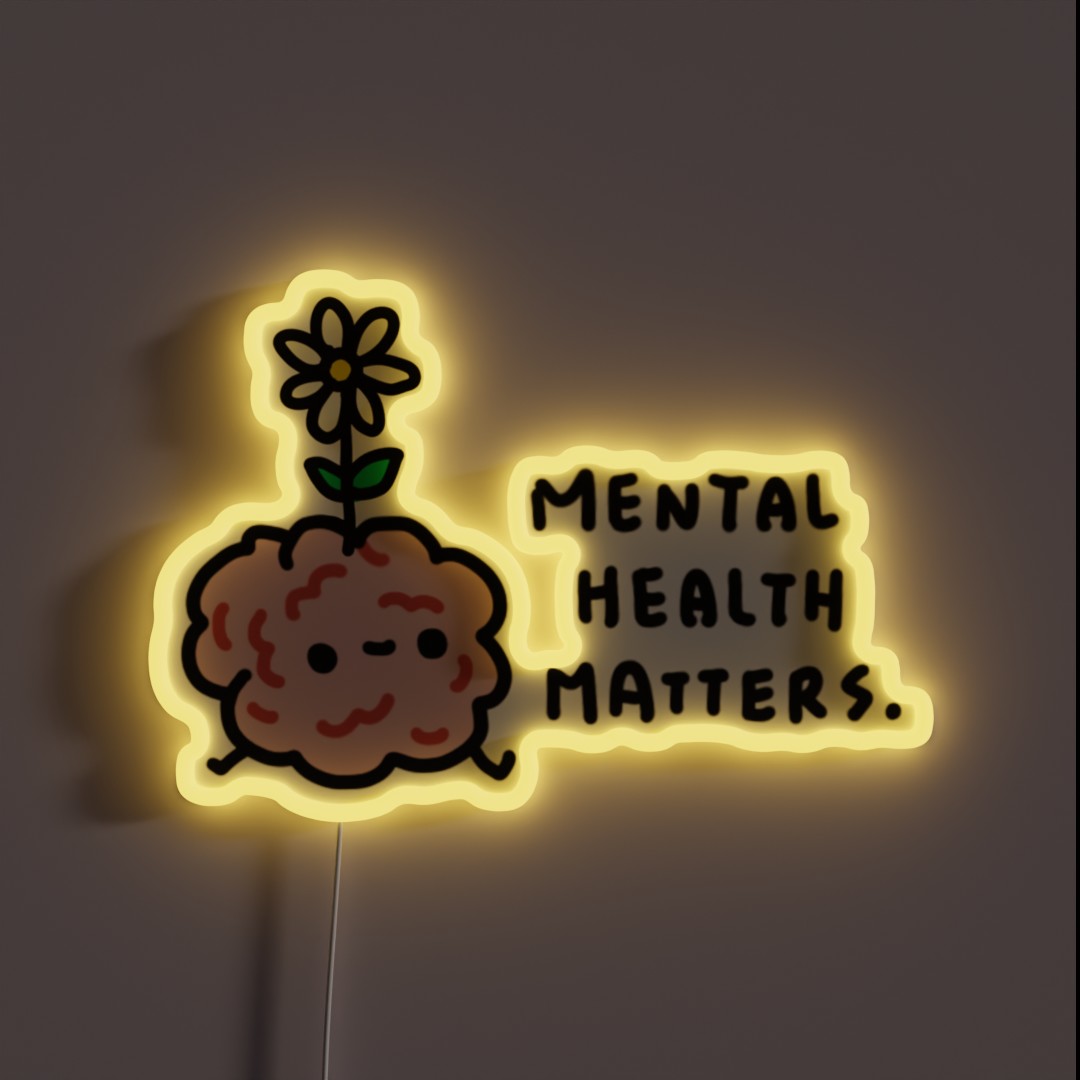 Mental Health Matters RGB Neon Sign Mental Health Matters RGB Neon Sign