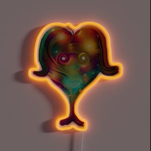 Mermaid Heart For Mermaid Lovers Mermaidcore Otherworldly Charm 3 Of 5 RGB Neon Sign
