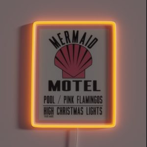 Mermaid Motel RGB Neon Sign Mermaid Motel RGB Neon Sign