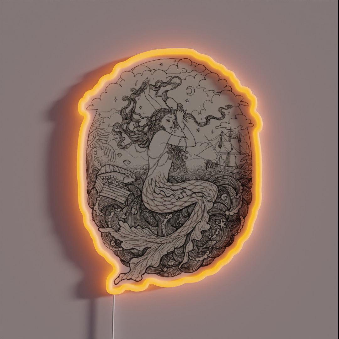 Mermaid RGB Neon Sign Mermaid RGB Neon Sign