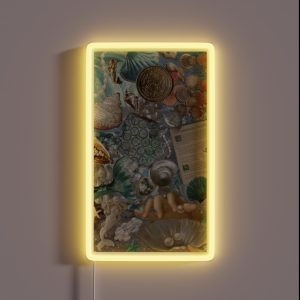 Mermaidcore Collage RGB Neon Sign