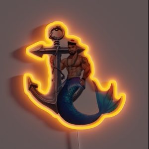 Mermania Keith Trans Blue RGB Neon Sign