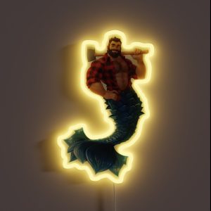 Mermania Mikey Blue RGB Neon Sign