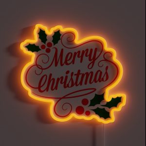 MERRY CHRISTMAS 1 RGB Neon Sign