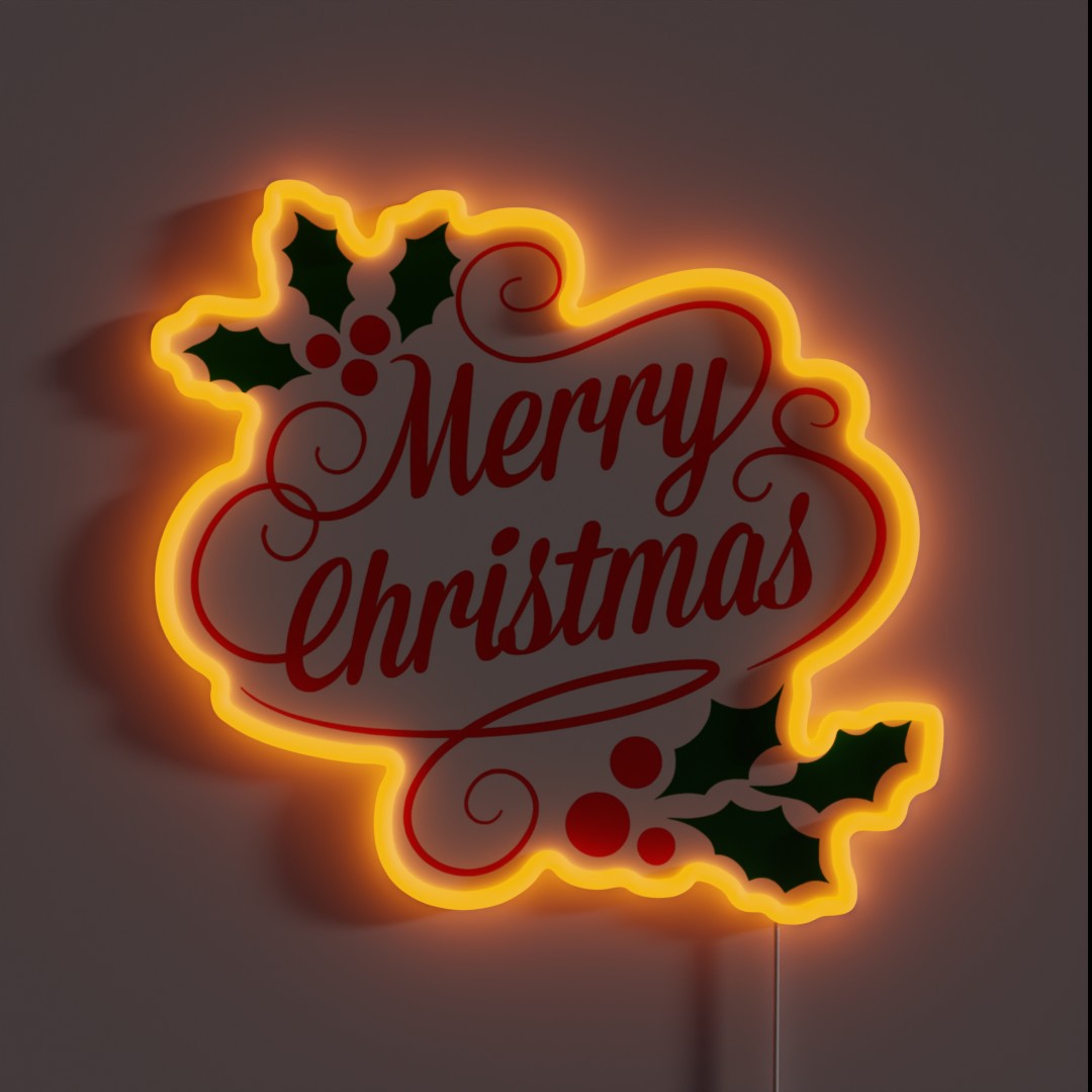 MERRY CHRISTMAS 1 RGB Neon Sign MERRY CHRISTMAS 1 RGB Neon Sign