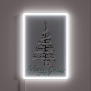 Merry Crisis RGB Neon Sign