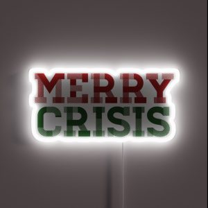 Merry Crisis RGB Neon Sign Merry Crisis RGB Neon Sign