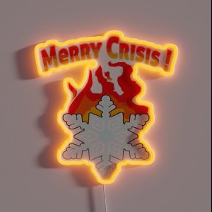 Merry Crisis RGB Neon Sign Merry Crisis RGB Neon Sign