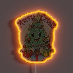 MERRY CRISIS RGB Neon Sign MERRY CRISIS RGB Neon Sign