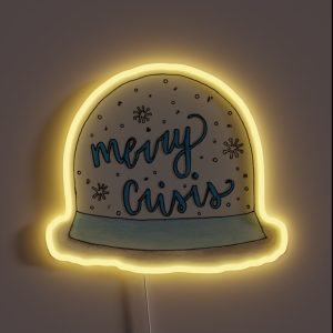 Merry Crisis RGB Neon Sign