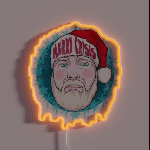 Merry Crisis RGB Neon Sign