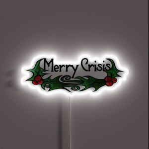 Merry Crisis RGB Neon Sign Merry Crisis RGB Neon Sign