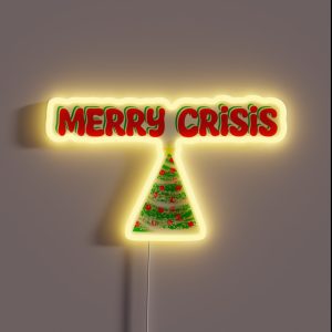 Merry Crisis RGB Neon Sign Merry Crisis RGB Neon Sign