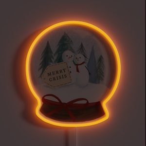 Merry Crisis RGB Neon Sign Merry Crisis RGB Neon Sign