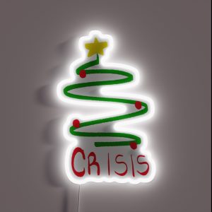 Merry Crisis RGB Neon Sign Merry Crisis RGB Neon Sign