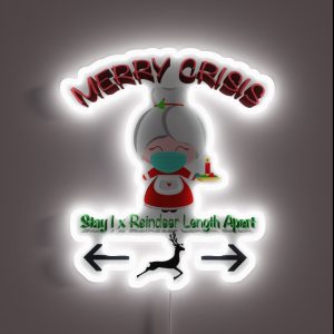 Merry Crisis Rs Clause RGB Neon Sign