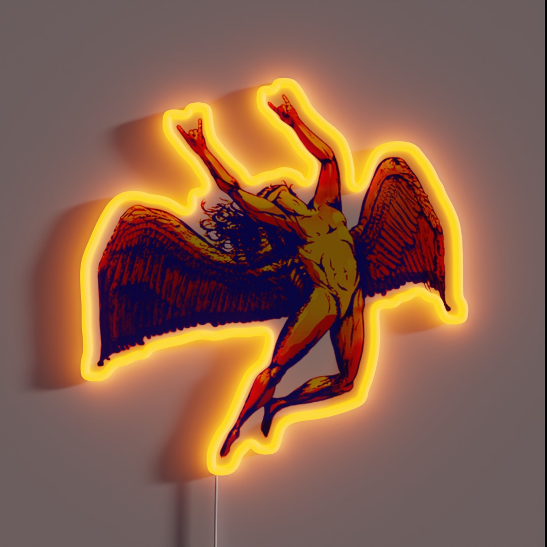 Metal Icarus RGB Neon Sign Metal Icarus RGB Neon Sign